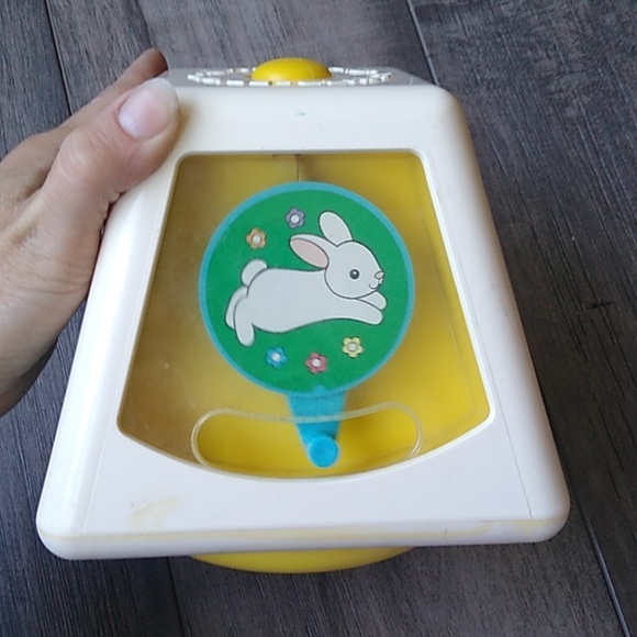 Fisher Price Quaker Oats Turn and Learn Vintage Busy Box Infant Toy 1978 #156 - Picture 8 of 12